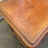 Louis XV crossbow commode in solid cherry wood from the 20th century.