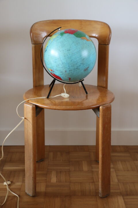 Luminous globe taride glass 1966