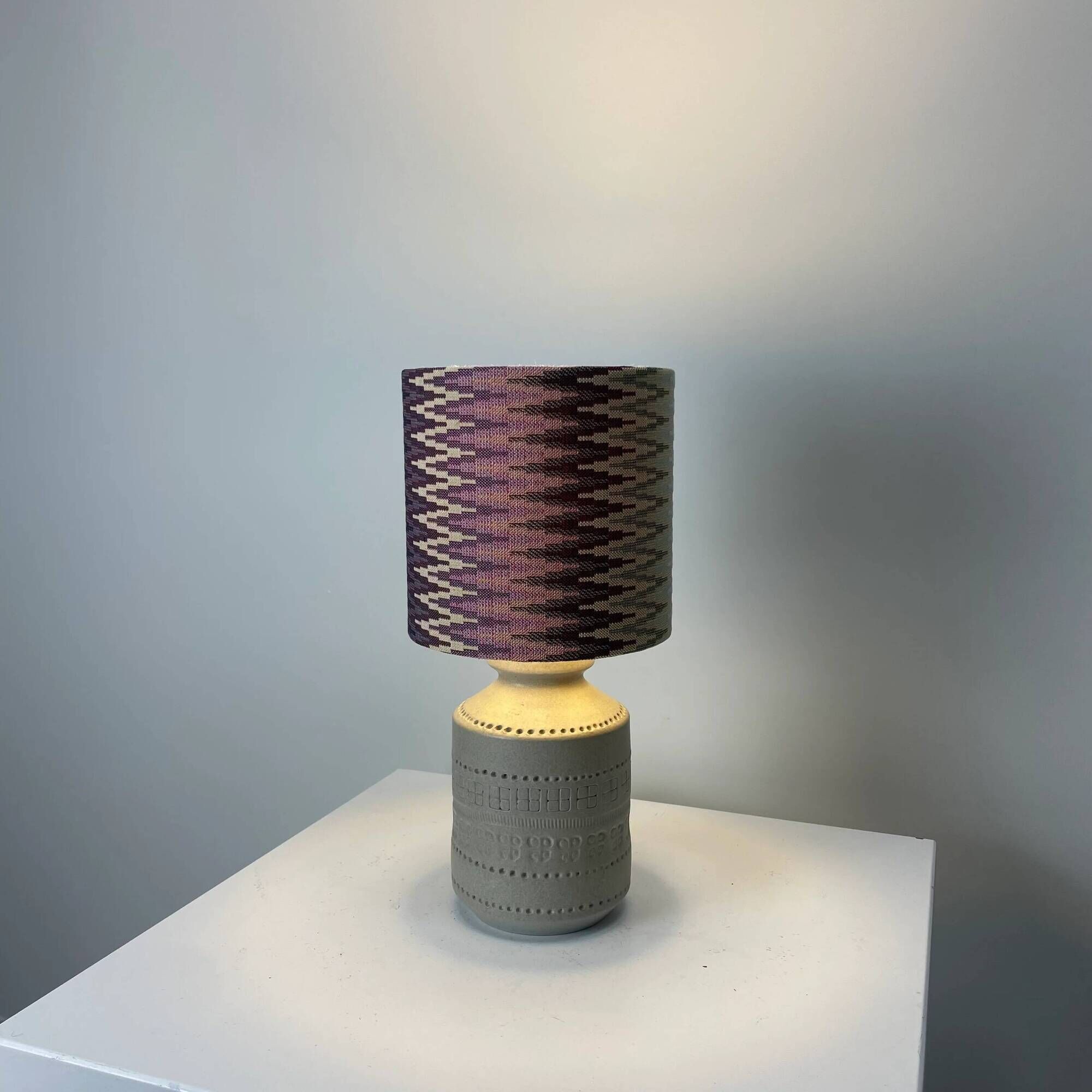 1960s Italian Bitossi style ceramic table lamp