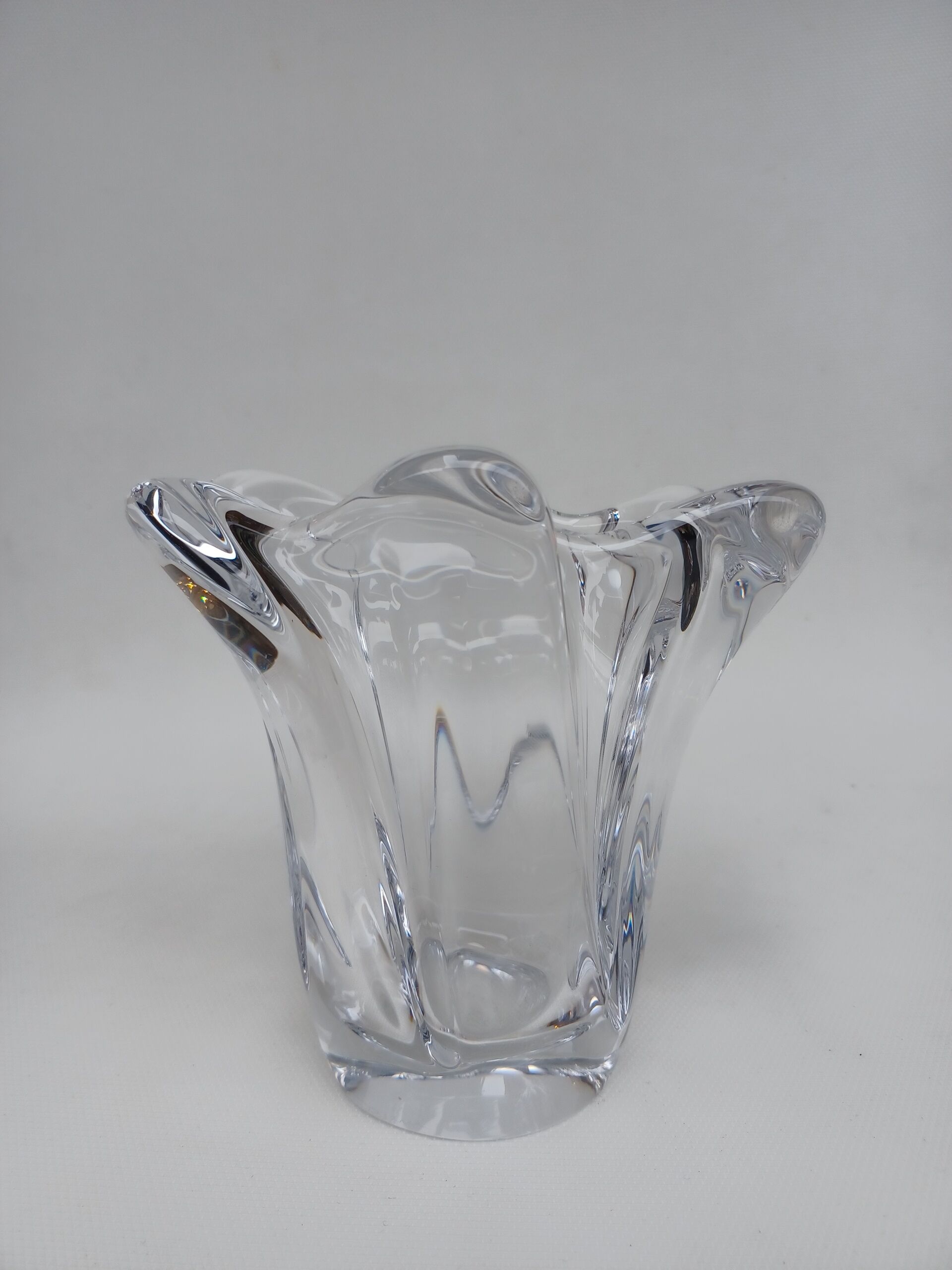 Vase en cristal Daum. Années 70.