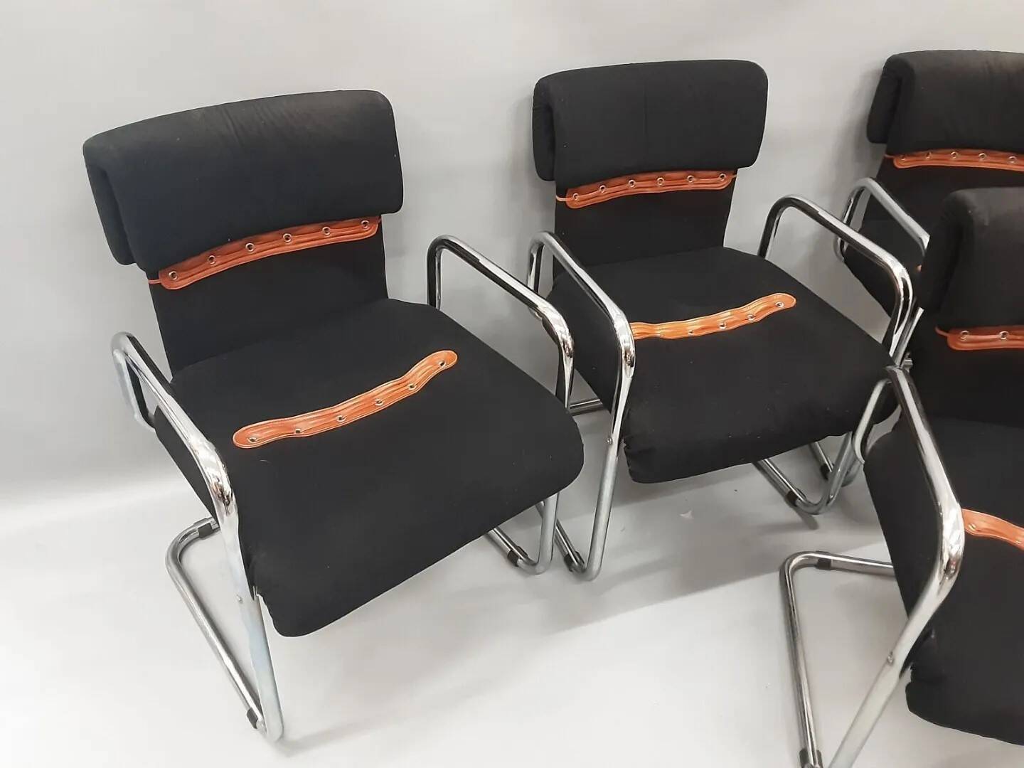 Chaises/fauteuils Guido Faleschini pour Hermes, 1970