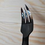 Vintage horn serving fork