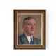 Impressionist oil painting portrait
