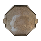 Art Deco smoked glass top