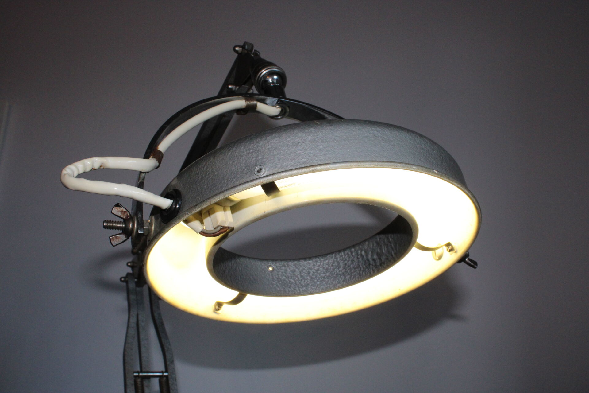 Vintage architect's lamp around 1970