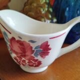 Half-porcelain sauce boat Badonviller