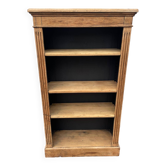 Bibus raw oak bookcase