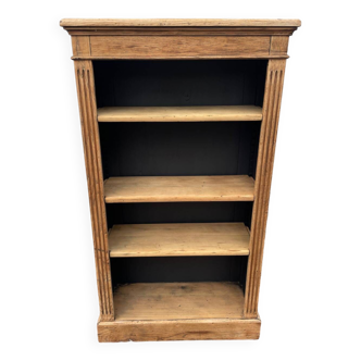 Bibus raw oak bookcase