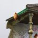 Antique Painted Folk Art Cupboard