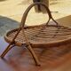 Vintage fruit cup year 50 rattan
