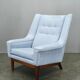 Danish Highback Lounge Chair from the 1960s by Slagelse Møbelvaerk