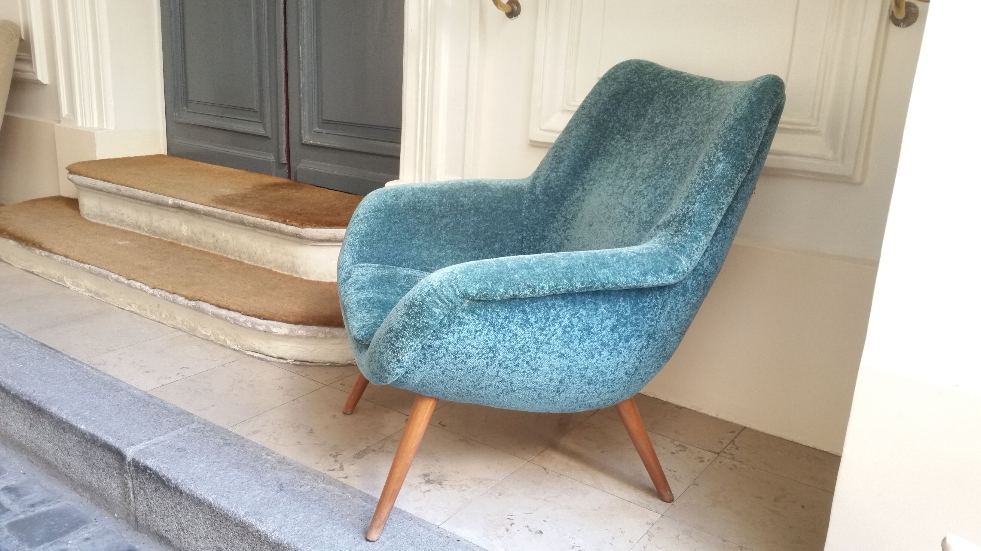 Chair 50/60s sculptural original vintage