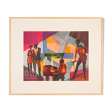 Club Night, Screen Printing on thick Paper, 97 x 81 cm