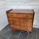 Vintage 60s oak chest of drawers