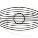 Fifties Mid Century wire frame Fruit Bowl