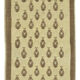 Tapis beige turc tissé à la main 88 cm x 215 cm