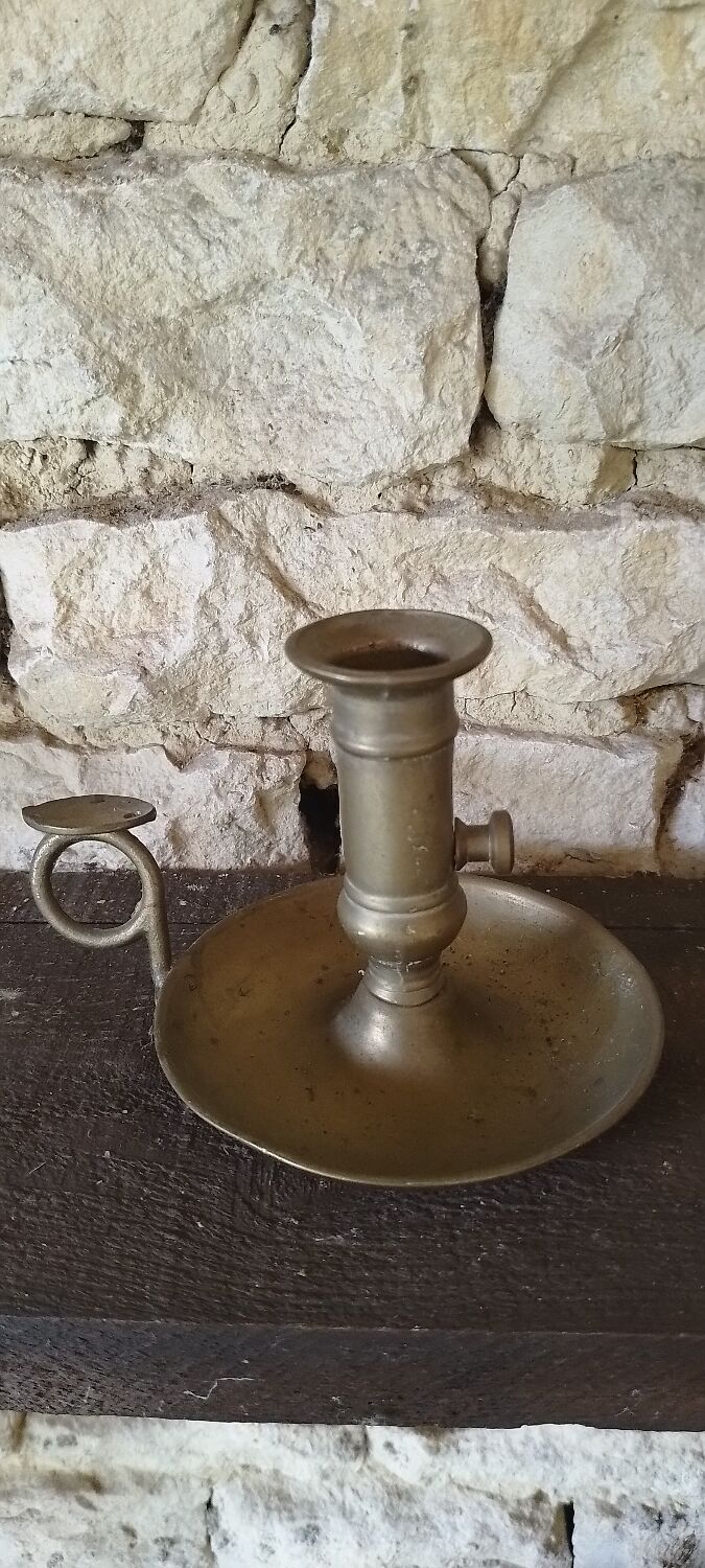 Vintage brass candle holder