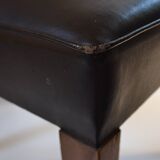 Chair 1940, cherry and leather