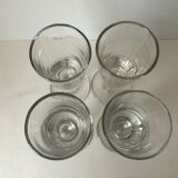 Set of bistro walking glasses
