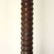 Wooden column floor lamp by Charles Dudouyt, 1940s