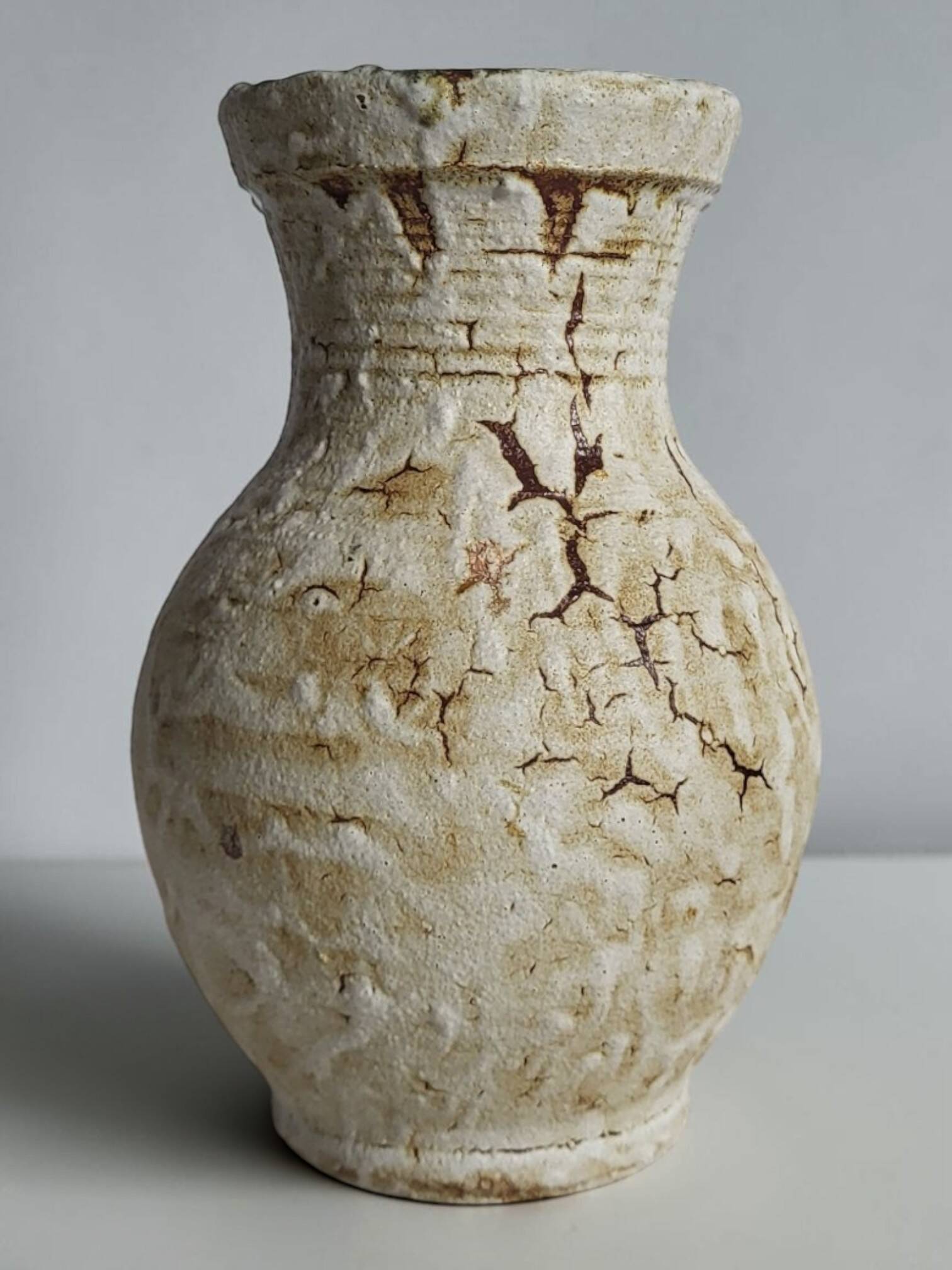 Vase en céramique Accolay, 1950's