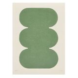 Duo of abstract paintings 30x40cm signed Eawy