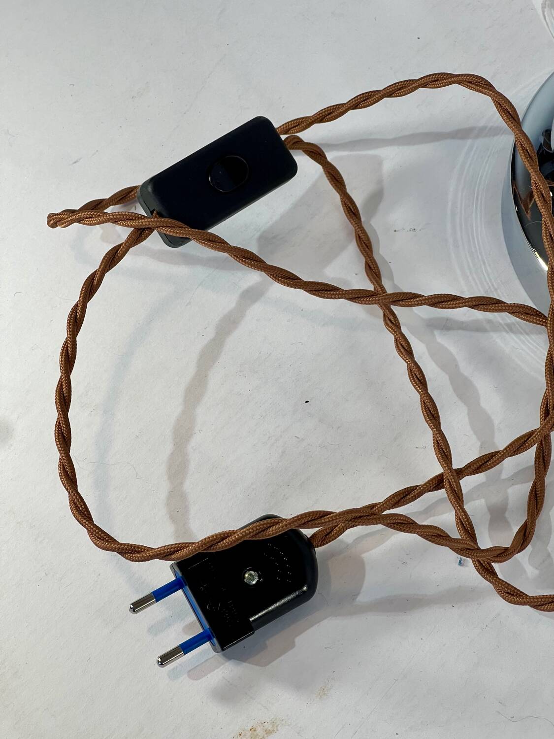 Pair of table lamps with large Murano globes from the 1970s.