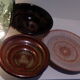 Trio of traditional handcrafted ceramic pockets