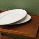 Pair of oval porcelain dishes