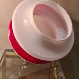 Pendant lamp 1960 to 70 in opaline 2 colors, 30x40