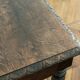 Old farm dining table Louis XIII turned wood