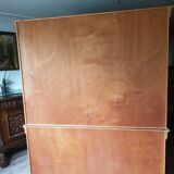 Vintage cherry bookcase with drawers and shelves
