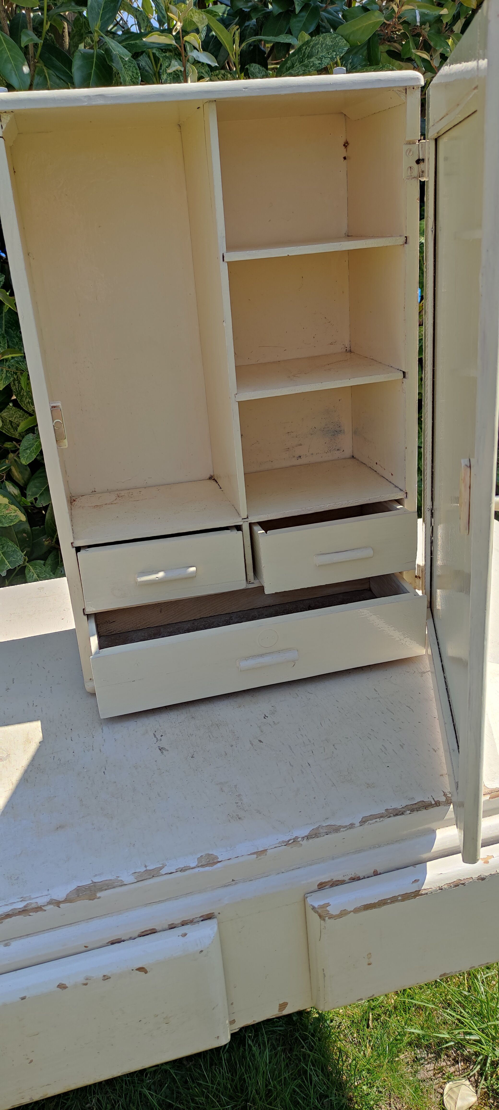 Vintage wooden medicine cabinet