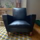 Vintage armchair skaï