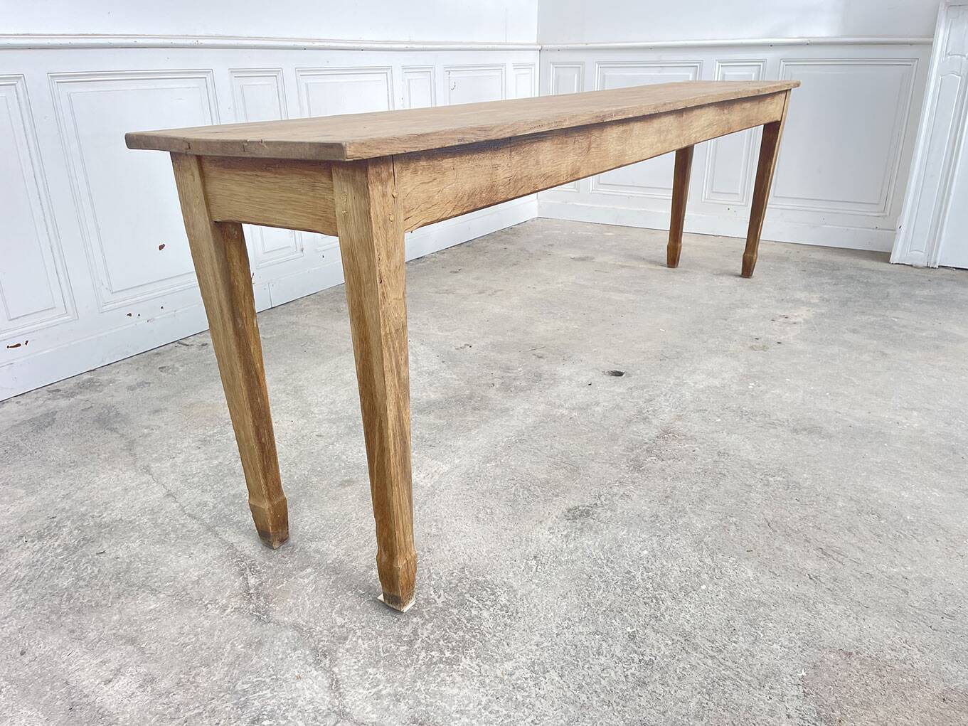 Console 1900 en chêne massif