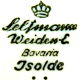 Seltmann-Weiden white and gold porcelain soup kitchen (Bavaria)