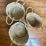 Lot de 3 paniers anciens