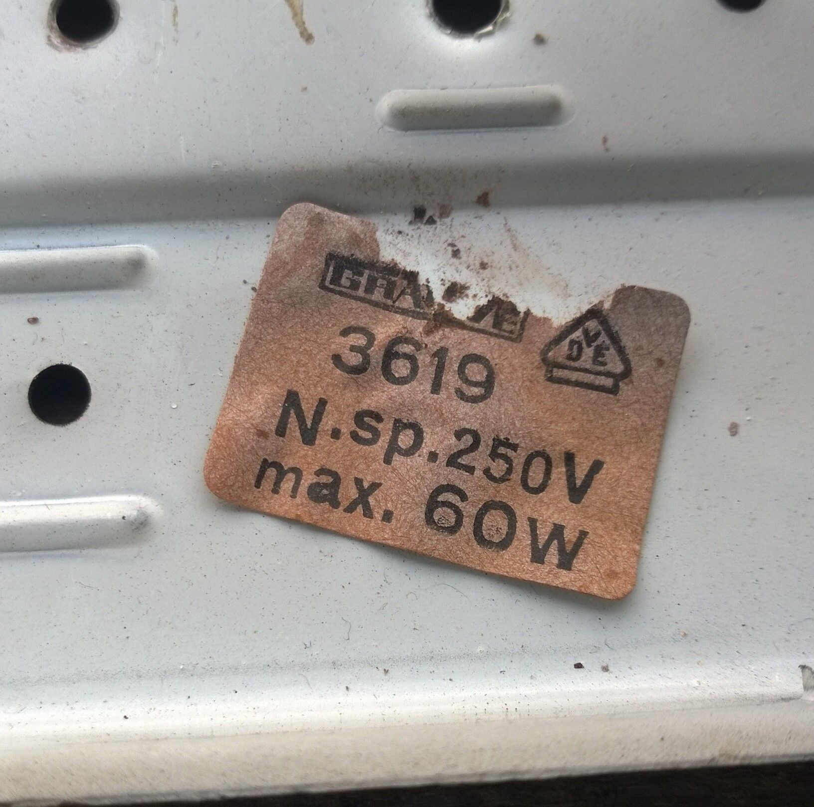 1970 bubbled glass wall light