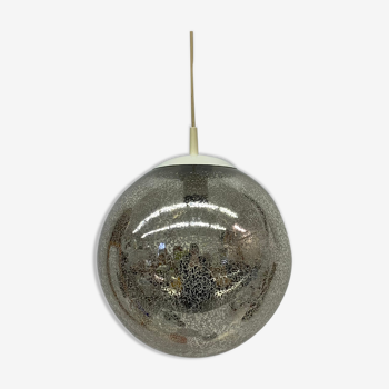 Lampe suspendue globe vintage, années 1970