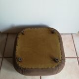 Mirror coffee table in velvet