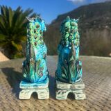 Figurines en céramique Chien Lion