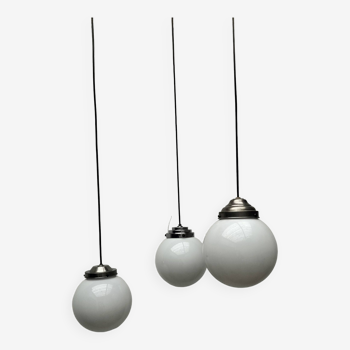 Opaline pendant lights