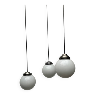 Opaline pendant lights