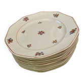 Set of 12 Vintage Dessert Plates