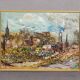 Urban landscape Edinburgh – Oil painting by Alexander Michael, 1977