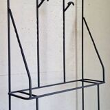 Large modernist wrought iron cloakroom from the 1950s.