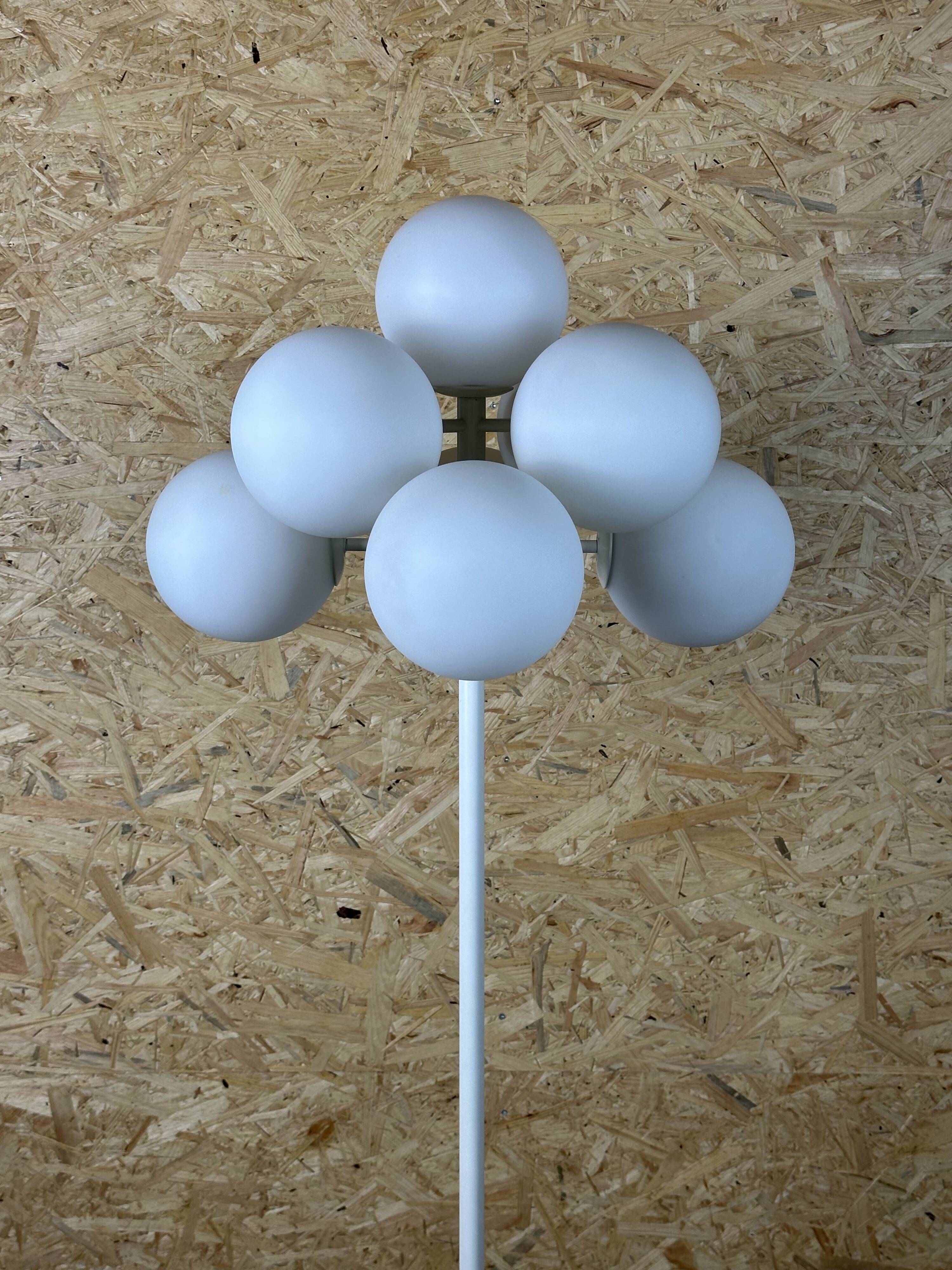 60s 70s floor lamp ball lamp by ER Nele for Temde Leuchten Switzerland