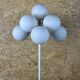 60s 70s floor lamp ball lamp by ER Nele for Temde Leuchten Switzerland