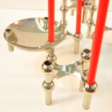 9 candlesticks and a Nagel Cup