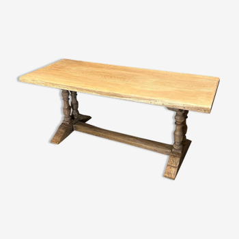 Old monastery table in solid oak